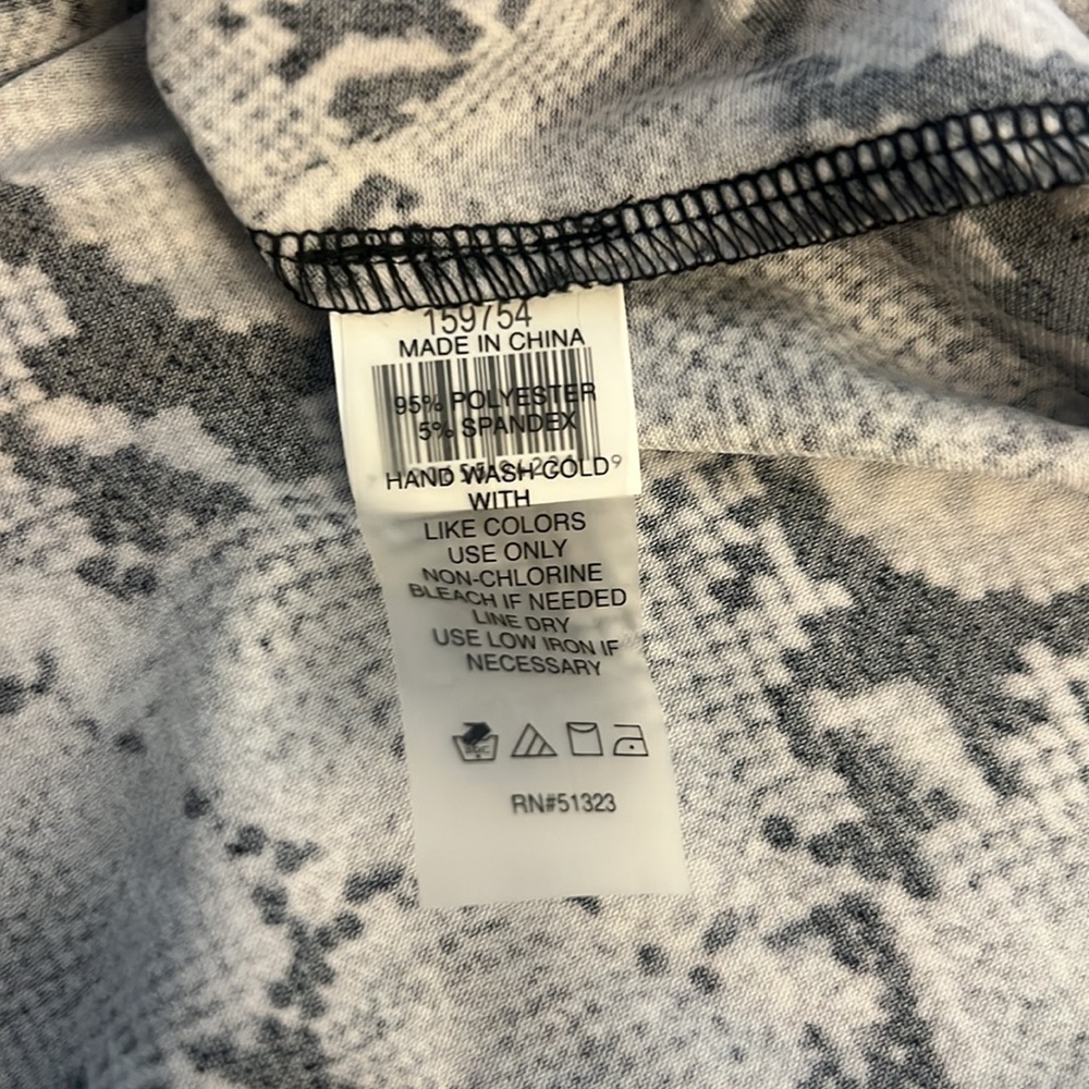 NWT Chaos New York Long Reptile Inspired Print Dress sz. XL - Picture 12 of 12